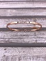 Bride Rose Gold Bangle