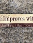Wooden “Wine Improves with age, the older I get the more I like it” Wall Display