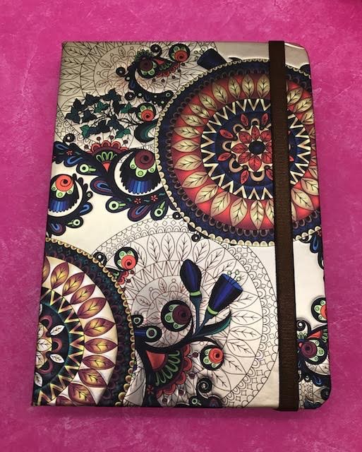 Metallic Paisley Gold and Brown Notebook