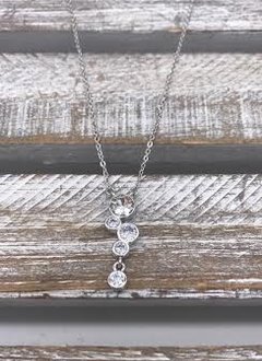 Swarovski Silver Circles Necklace