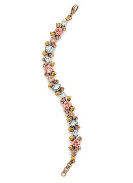 Sorrelli Gold Bracelet Rustic Bloom