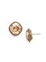 Sorrelli Gold Earrings Dark Champagne