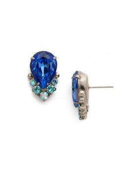 Sorrelli Silver Earrings Ultramarine