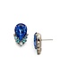 Sorrelli Silver Earrings Ultramarine