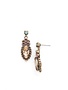 Sorrelli Gold Stud Dangle Earrings Rustic Bloom