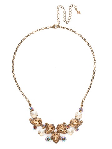 Sorrelli Gold Statement Necklace Neutral Territory