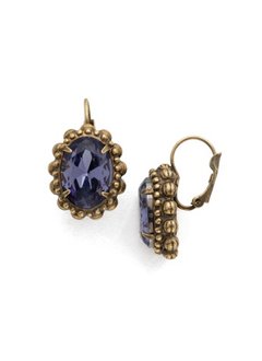 Sorrelli Gold French Wire Earrings Jewel Tone