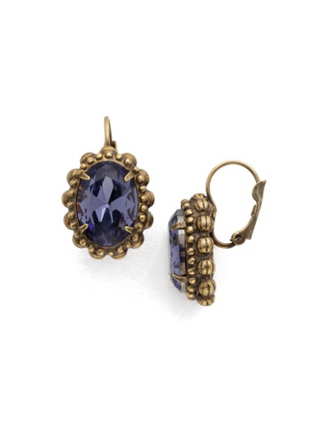 Sorrelli Gold French Wire Earrings Jewel Tone