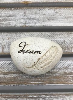Small Inspirational Dream Token with Feather