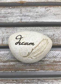 Small Inspirational Dream Token with Feather