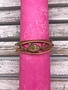 Tan Wrap Bracelet with Natural Stone and Magnetic Closure