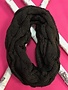 Brown Knit Winter Infinity Scarf