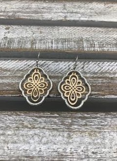 Silver and Gold Hanging Earrings