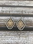 Silver and Gold Hanging Earrings