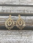 Gold Dangling Earrings