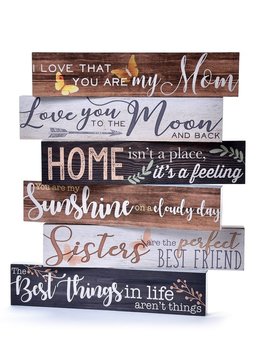 Long Desk Block “The Best Things in Life aren’t Things”