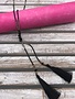 Black Seed Bead Long Tassel Necklace