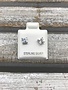 Sterling Silver Square Cubic Zirconia 4mm Stud Earrings