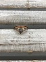 Sterling Silver Rose Gold Plated Filigree Chevron Ring