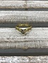 Sterling Silver Yellow Gold Plated Filigree Chevron Ring