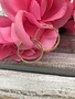 Sterling Silver Gold Plated Hoop Earrings