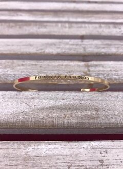 Gold Bangle “Forever Friends”