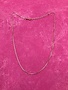 Italian Sterling Silver Rose Gold Plated 16 inch Chain