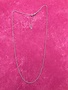 Italian Sterling Silver Adjustable Cable Chain 22 inches