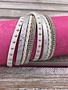White Studded Wrap Bracelet