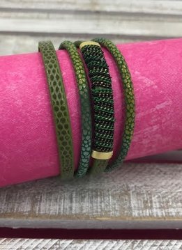 Green Wrap Bracelet