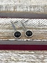 Cubic Zirconia Round Shape Black Onyx Dangle Earrings