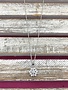 Cubic Zirconia Floral Design Pendant Necklace