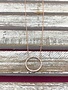 Cubic Zirconia Rose Gold Circle Link Necklace