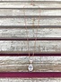 Rose Gold Cubic Zirconia Teardrop Necklace