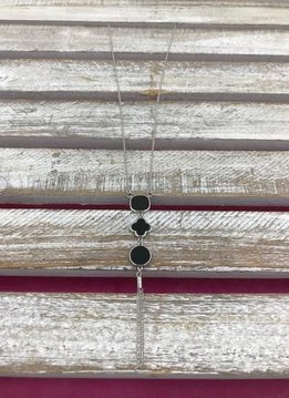 Black Dangle Necklace