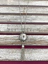 Silver Snap Necklace with Tassel Pendant