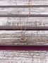 Italian Sterling Silver Rose Gold Plated Adjustable Necklace with Quartz Pendant