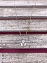 Italian Sterling Silver Three Leaf Clover Pendant Necklace