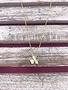 Italian Sterling Silver Gold Plated Three Leaf Clover Pendant Necklace