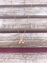 Italian Sterling Silver Rose Gold Plated Three Leaf Clover Pendant Necklace