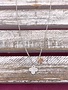 Italian Sterling Silver Flower with Rose Gold Flower Drop Necklace