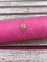Italian Sterling Silver Circle Yellow Quartz Adjustable Bracelet