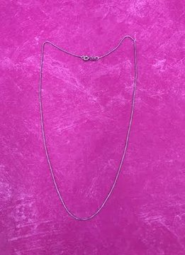 Italian Sterling Silver Box Chain 18 Inches