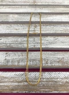 Three Chain Gold Necklace