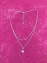 Italian Sterling Silver Simple Star Choker