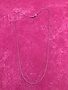 Italian Sterling Silver Thin Sparkle Chain 18 inches