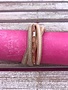 Pink Faux Leather Magnetic Clasp Bracelet