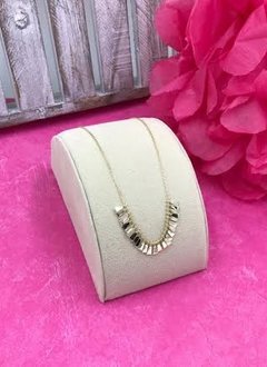 Sterling Silver 14K Gold Plated 16 inch Gold Tiny Fringe