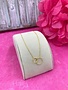 Sterling Silver 14K Gold Plated Link Circle Necklace