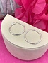 Sterling Silver Basic 2mm x 35mm Hoops